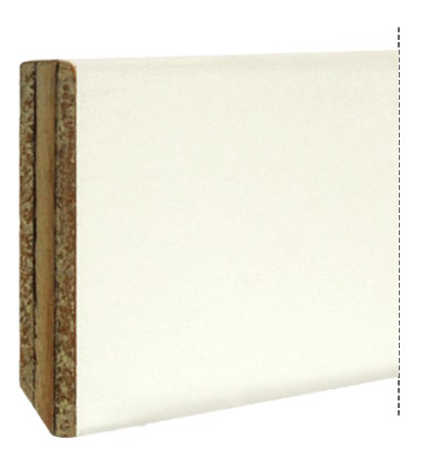 Battiscopa DRITTO impiallacciato colori RAL