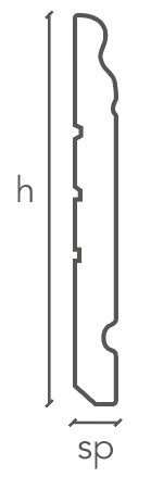 Battiscopa GRAN DUCALE ROMA MASSELLO DI AYOUS